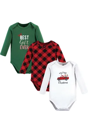 Hudson Baby Girls Hudson Cotton Long-Sleeve Bodysuits
