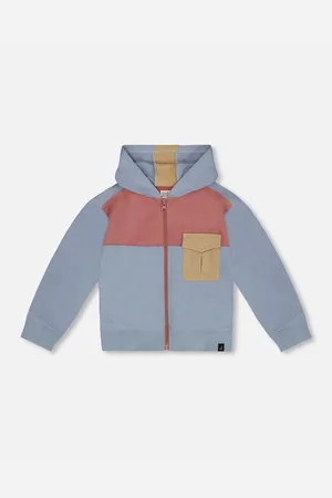 Deux par Deux Baby Boys French Terry Full Zip Hoodie Sweatshirt