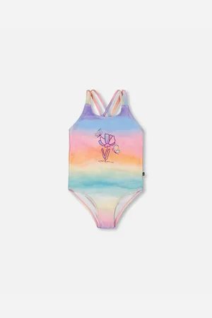 Deux par Deux Girls Printed One-Piece Swimsuit