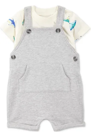 Carters Baby Boys Shark-Print T-Shirt & Shortall, 2 Piece Set