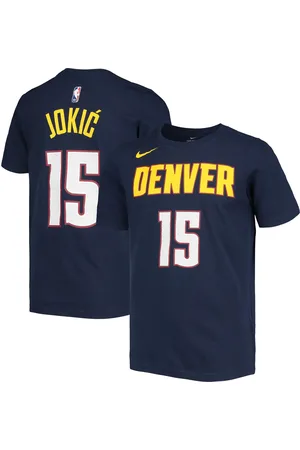 Outerstuff Nike Big Boys and Girls Nikola Jokic Denver Nuggets Logo Name and Number Performance T-shirt