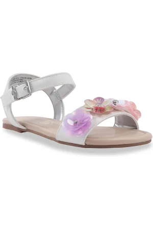 Jessica Simpson Toddler and Big Girls Rachel Gani Almond-Toe Flat Sandal