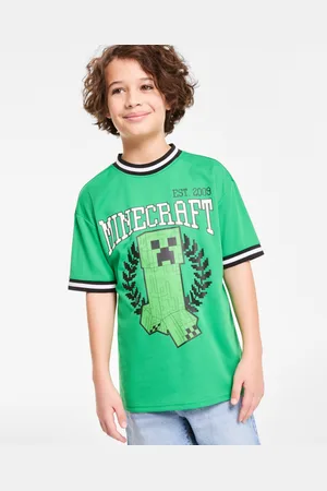Minecraft Little & Big Boys Team Creeper Soccer Jersey Shirt