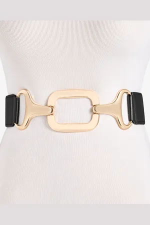 I.N.C. International Concepts Chunky Interlock Stretch Belt, Exclusively at Macy