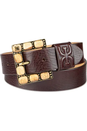Sam Edelman Stone Embellished Buckle Belt