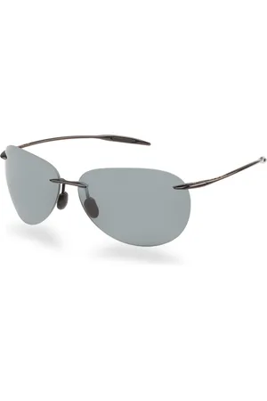 Maui Jim Polarized Sugar Beach Sunglasses, 421 - BLACK SHINY/GREY