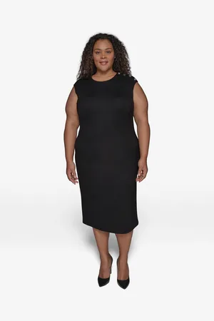 Karl Lagerfeld Plus Size Sleeveless Sheath Dress