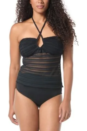 Coco Reef Womens Opal Crochet Underwire Tankini Top Bikini Bottoms