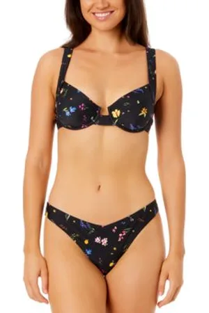 Salt + Cove Salt Cove Juniors Floral Print Scoop Neck Bralette Bikini Top V Front Hipster Bottoms Exclusively At Macys
