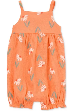 Carters Baby Girls Floral Tank Romper