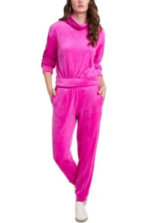 1. STATE Velour Turtleneck Top Pull On Pants