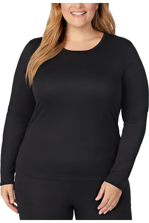 Cuddl Duds Plus Size Climatesmart Long-Sleeve Crewneck Top