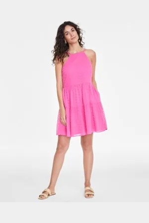 On 34th Womens Mini Dress Drop Earrings Strappy Flat Sandals Created For Macys