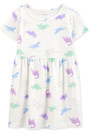 Carters Toddler Girls Dinosaur-Print Dress