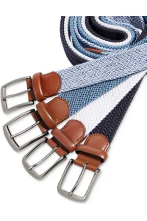 Perry Ellis Mens Woven Belts