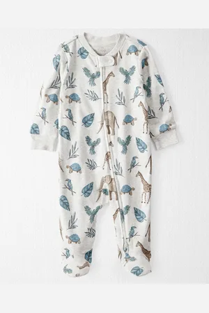 Carters Little Planet by Baby Organic Cotton Footed Pajamas