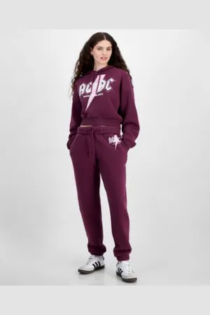 Grayson Threads, The Label Tai Apparel Juniors Ac Dc Graphic Hoodie Joggers