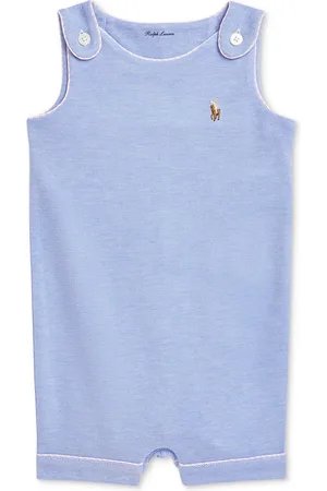 Ralph Lauren Baby Boys Cotton Mesh Tank Shortall