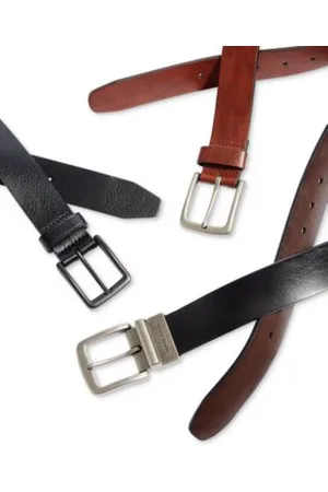 Perry Ellis Perry Ellis Mens Leather Casual Belts Collection