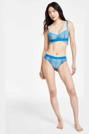 b.tempt d B.Temptd Womens Opening Act Lacey Sheer Lingerie Bralette Cheeky Underwear