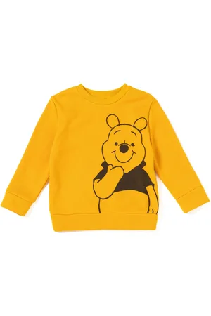 WINNIE THE POEH Toddler Boys Fleece Sweatshirt - yellow
