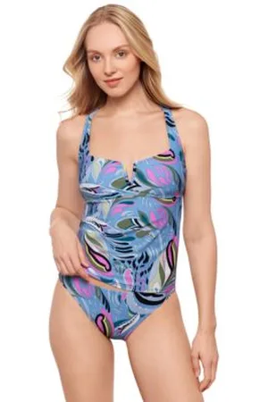 Salt + Cove Salt Cove Juniors Printed V Wire Tankini Top Hipster Bottoms Exclusively At Macys