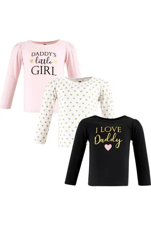 Hudson Baby Girls Hudson Long Sleeve T-Shirts Daddy, 18-24 Months