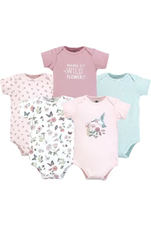Hudson Baby Girls Hudson Cotton Bodysuits,