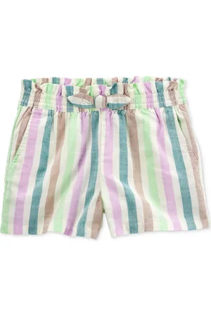 Carters Toddler Girls Striped Pull-On Shorts