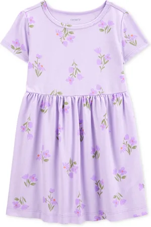 Carters Toddler Girls Floral-Print Short-Sleeve Dress