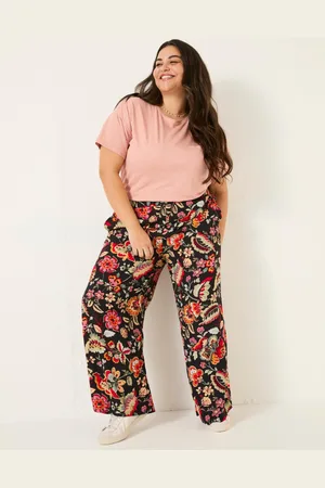 Fat Face Plus Size Isla Floral Trouser