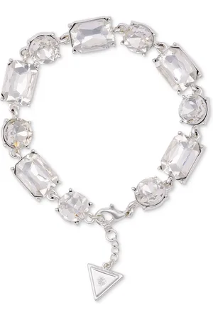 Guess Tone Mixed Rhinestone Flex Bracelet