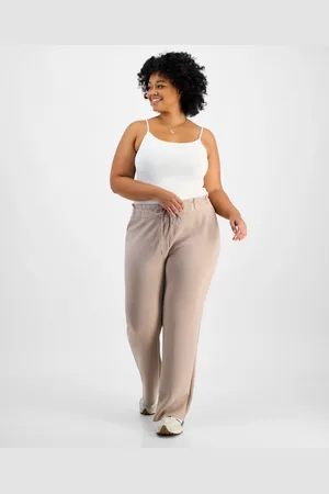 And Now This Trendy Plus Size Scuba Wide-Leg Pants, Created for Macy