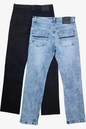 XRAY Big Boys 8-18 2-Pack Combo Stretch Jeans - Black wash/light blue