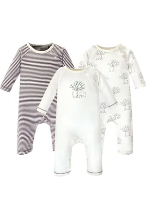 Touched by Nature Baby Boys Unisex Organic Cotton Jumpsuit