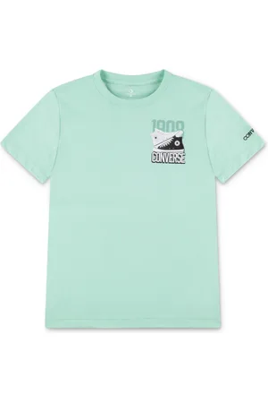 Converse Big Boys Retro Front Back Sneaker T-shirt