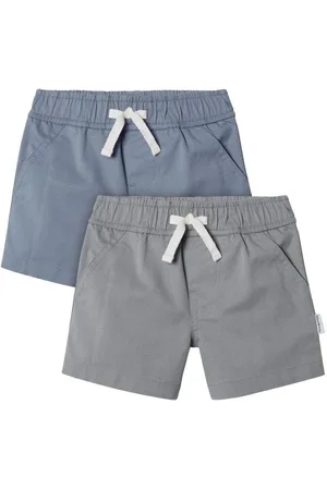 Gerber Baby Boys 2-Pack Shorts - Grey/blue