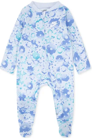 Nike Baby Girls Flow-ral Printed Footed Coverall