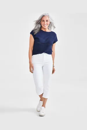 Style & Co Petite High-Rise High-Cuff Capri Jeans, Created for Macy