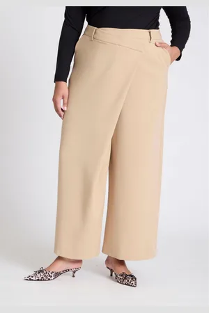 Eloquii Plus Size Wrap Over Trouser