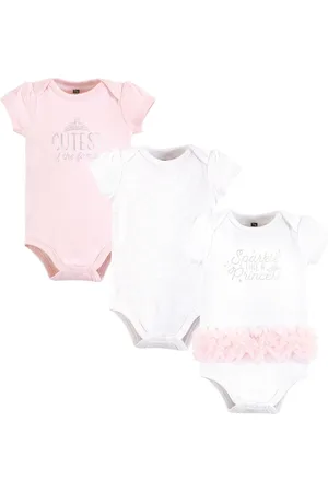 Hudson Baby Girls Hudson Cotton Bodysuits, , 9-12 Months