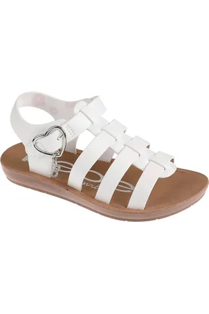 Bebe Toddler Girls Flower Print Lining with Fisherman Sandals
