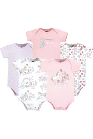 Hudson Baby Girls Hudson Cotton Bodysuits,