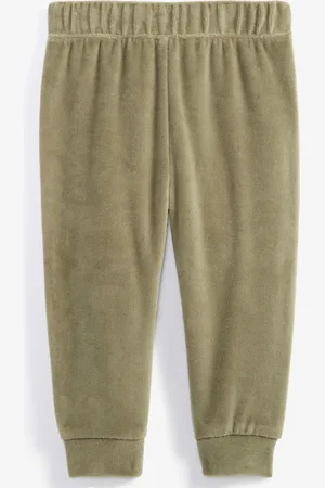 First Baby Baby Boys Solid Velour Pull-On Pants, Created for Macy
