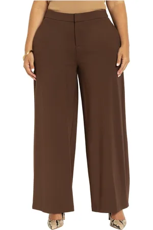 Eloquii Plus Size Tall The Ultimate Stretch Wide Leg Pant