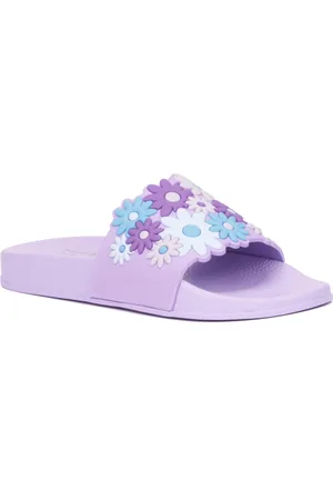 Olivia Miller Big Girls Cool Gurl Slide Slippers