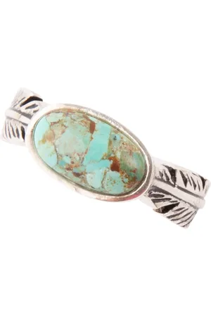 Barse Feather Oval Band Ring