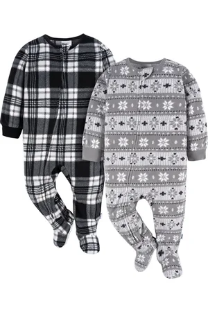 Gerber Toddler Boys Footed Blanket Sleepers, 2-Pack