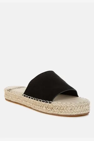 RAG & CO Huntra Real Soft Leather Espadrille Flatforms