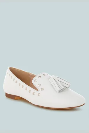 RAG & CO Philoha Studs & Tassels Detail Flat Loafers